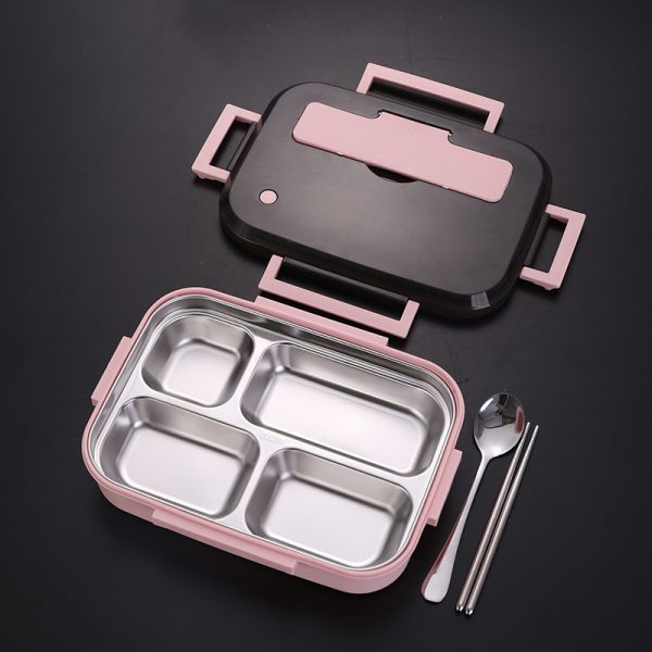 304 Stainless Steel Square Lunch Box - Image 9