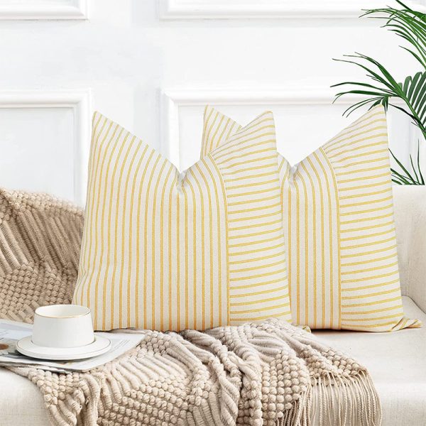 Modern Decorative Striped Canvas Pillow Cover Home Home Sofa Bedroom Cushion - Image 8