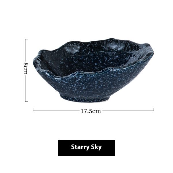 Creative Irregular Ceramic Bowl Fruit Salad Bowl - Image 2