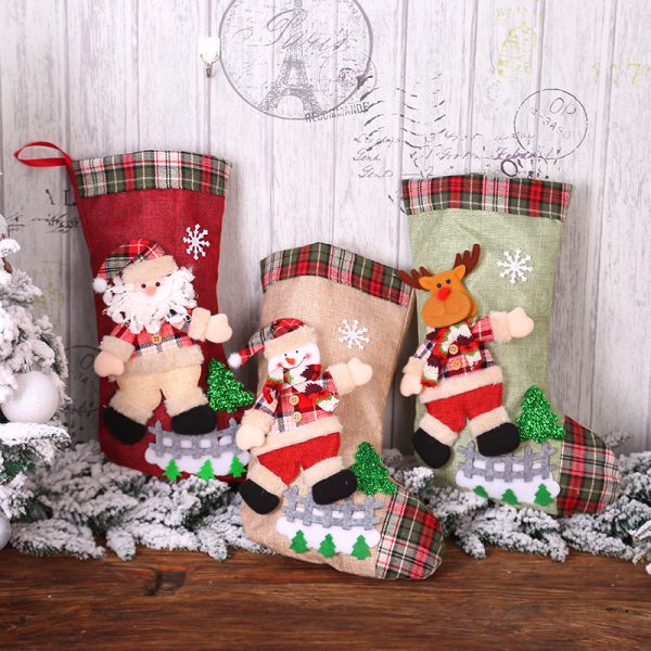 Christmas stocking with large dancing doll - Image 4