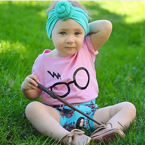 Children's hair band Europe and America ins explosion models baby knotted hair band cute baby cotton tiara hair accessories - Image 6