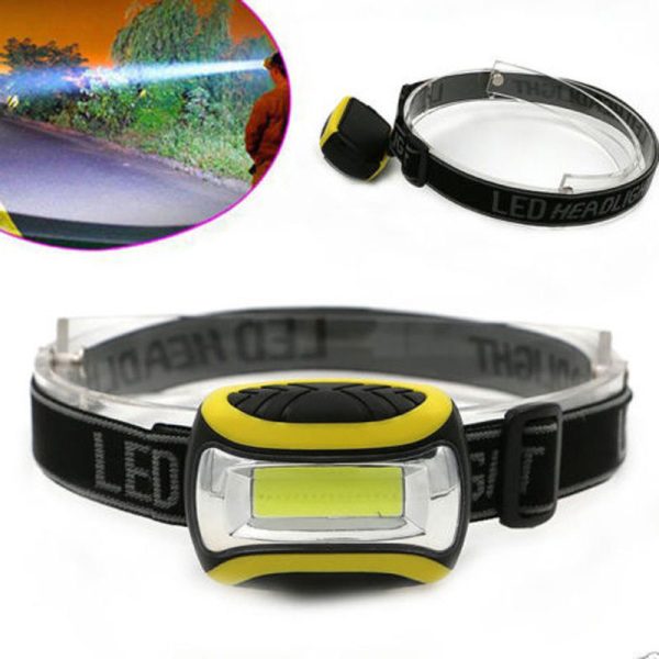 Three-speed Plastic Major Headlamp Outdoor Night Riding Mountaineering Lighting Work Light - Image 10