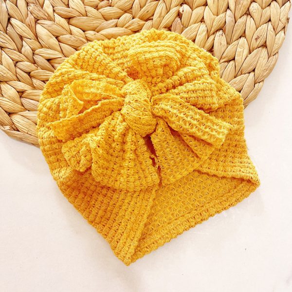 Soft Waffle Baby Hat For Children - Image 6