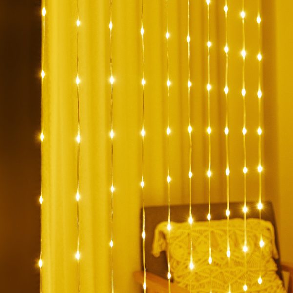 LED Flowing Water Waterfall Rubber-covered Wire Lighting Chain - Image 5