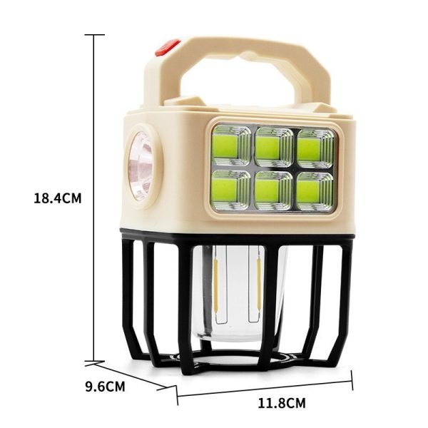 Solar Camping Portable Camping Lamp Outdoor Multifunctional Tent Light - Image 3