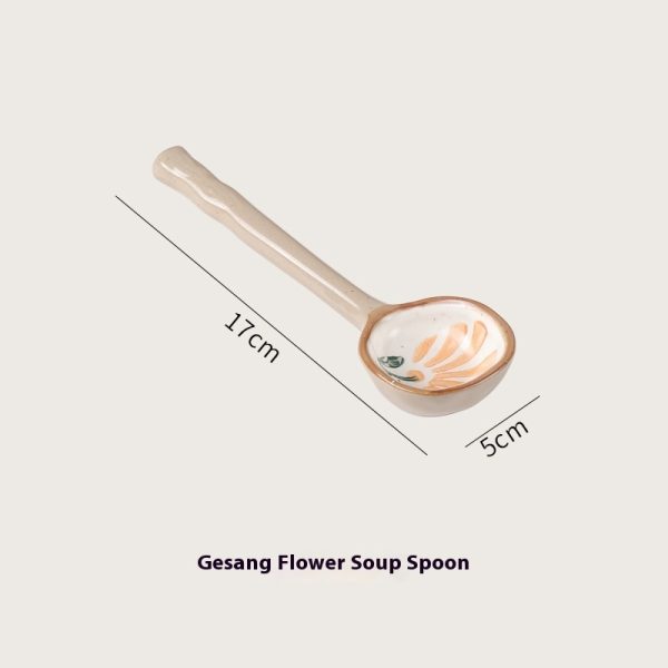 Ceramic Small Spoon Home Ladle Soup Spoon - Image 4