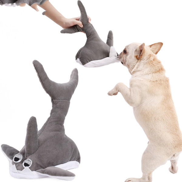 New Product Pet Plush Toy Shark Doll - Image 2