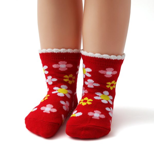 Cartoon Cotton Dispensing Non-slip Children's Socks - Image 4