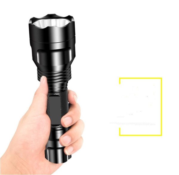 Aluminum Alloy Rechargeable Fixed Focus Emergency Outdoor Riding Long-range Shot Waterproof Led Flashlight - Image 5