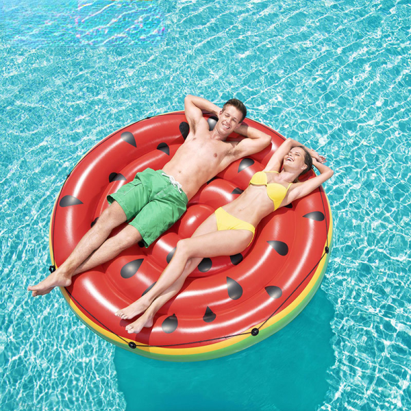 Big Watermelon Floating Island Water Inflatable Swimming Row - Image 2