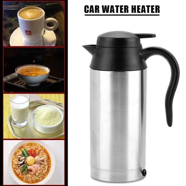 Portable 750ml 24V Travel Car Truck Kettle Water Heater Bottle for Tea Coffee Drinking - Image 5