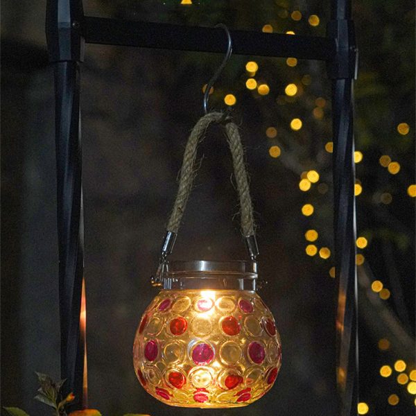 Solar Decorative Wave Point Outdoor Waterproof Small Night Light - Image 5