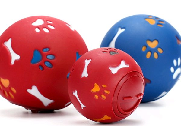 Pet Toy Bite Dog Leaking Puzzle Ball Size Multicolor Optional Milky Rubber Ball - Image 2