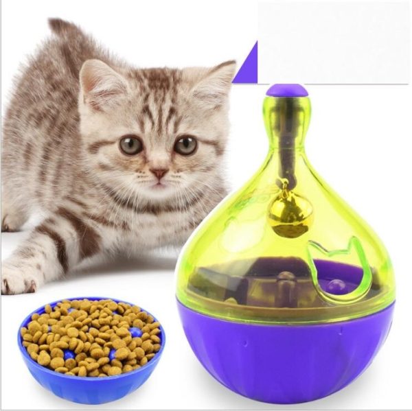 Interactive Cat IQ Treat Ball Toy Smarter Pet Toys Food Ball Food Dispenser For Cats Playing Training - Image 5