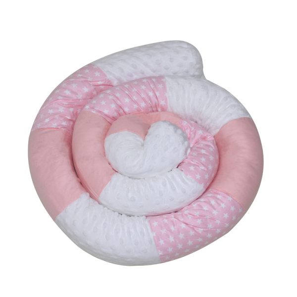 Cylindrical crib bed surrounded by pure cotton - Image 2