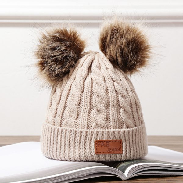 Baby Ear Caps, Children's Raccoon Fur Caps - Image 7
