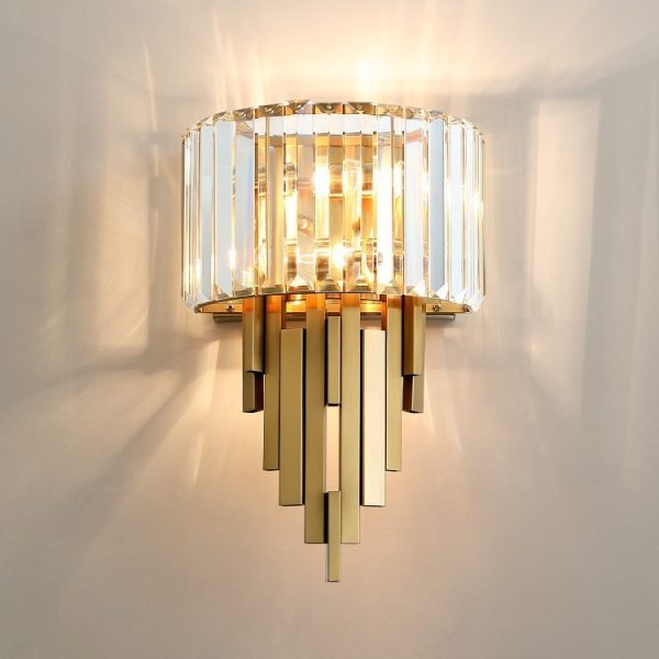 New Post-modern Light Luxury Crystal Wall Lamp - Image 6