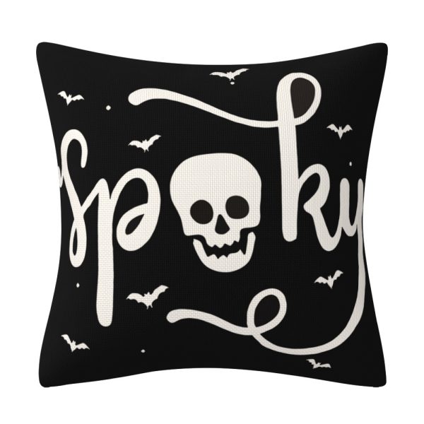 Halloween Pillow Cover Home Decoration Linen Cushion - Image 7