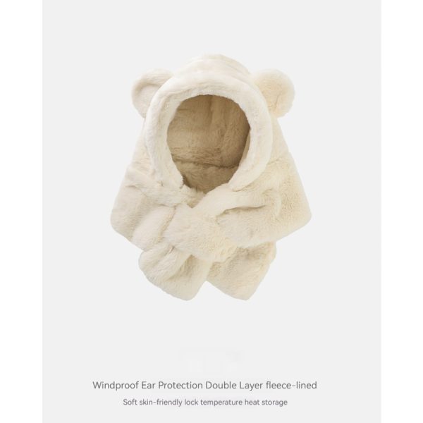 Baby Bear Hat With Scarf - Image 5