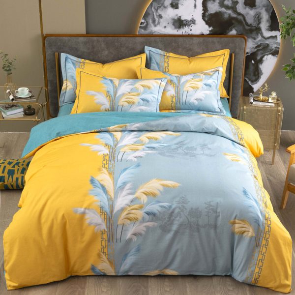 Cotton Winter Linen Quilt Cover Bedding Set - Image 2