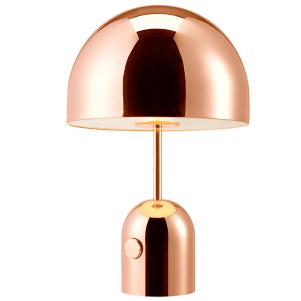 Mushroom Living Room Bedroom Bedside Rose Gold Exhibition Hall Lamp - Image 6