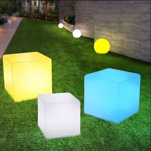 Led Stool Square Cube Light Waterproof - Image 3