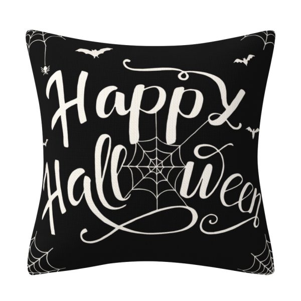 Halloween Pillow Cover Home Decoration Linen Cushion - Image 4