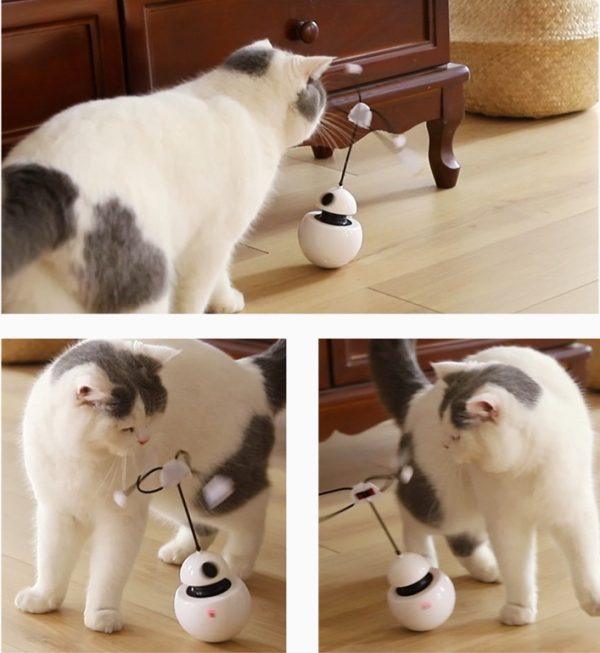 Cat toy funny cat toy three in one robot tumbler laser cat toy - Image 6