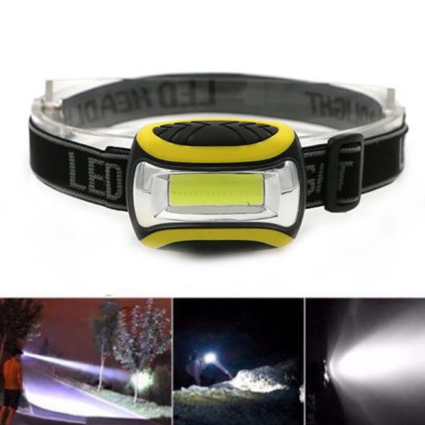 Three-speed Plastic Major Headlamp Outdoor Night Riding Mountaineering Lighting Work Light - Image 9