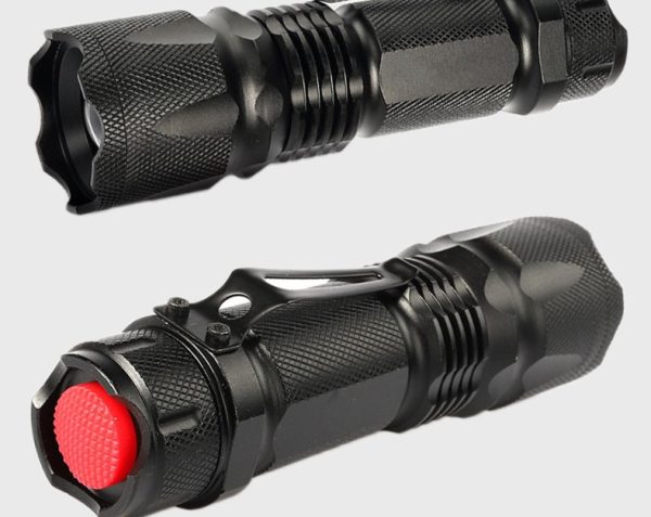 LED Mini Telescopic Zoom Rechargeable Strong Light Flashlight - Image 4