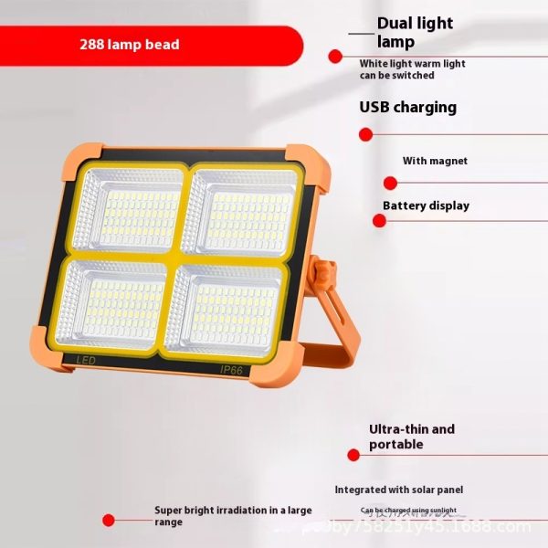 Solar Powered Outdoor Portable Camping Light - Image 2