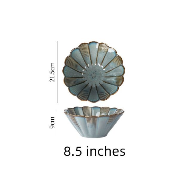 Japanese-style Kiln Glaze Special Western Food Pasta Plate - Image 5