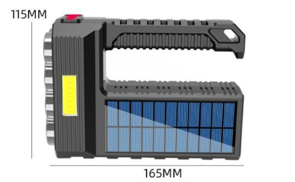 Solar Rechargeable Usb Flashlight Led - Image 4