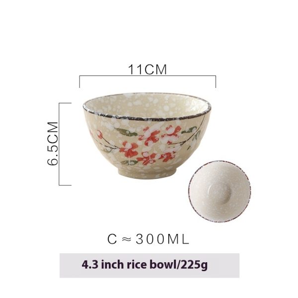 Ceramic Bowl Creative Household Rice Bowl - Image 5