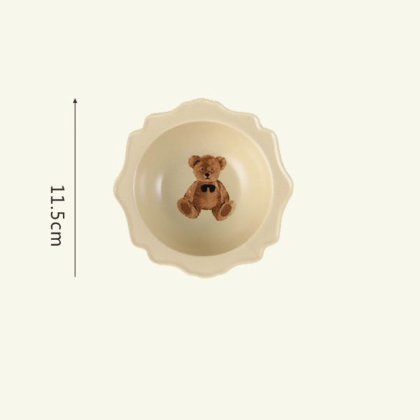 Ins Bear Ceramic Tableware Set - Image 6