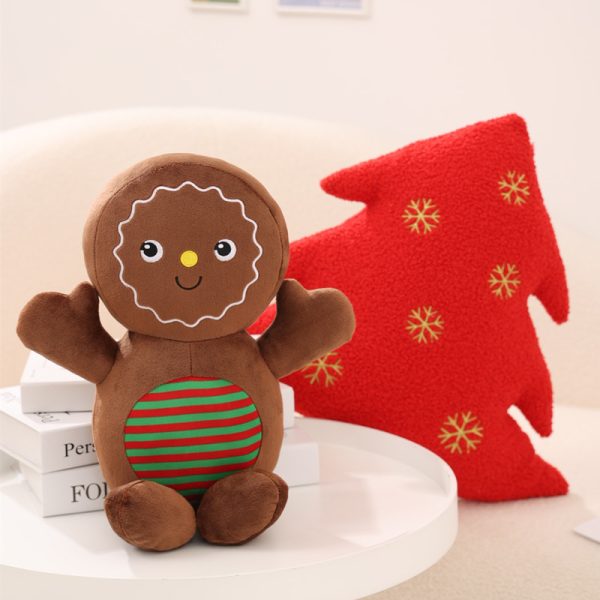 Christmas Gingerbread Man Pillow Christmas Tree Cushion - Image 9