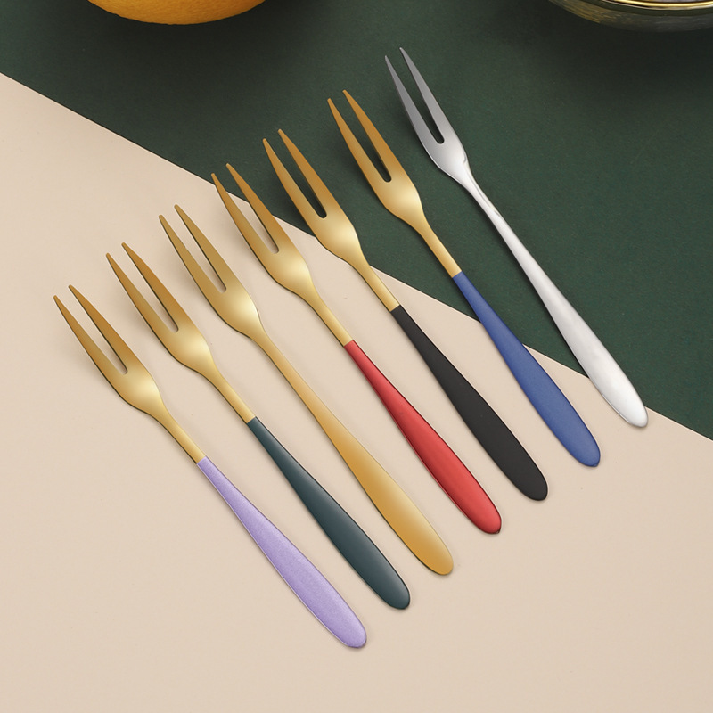 Creative Household 304 Stainless Steel Western Food Fruit Fork