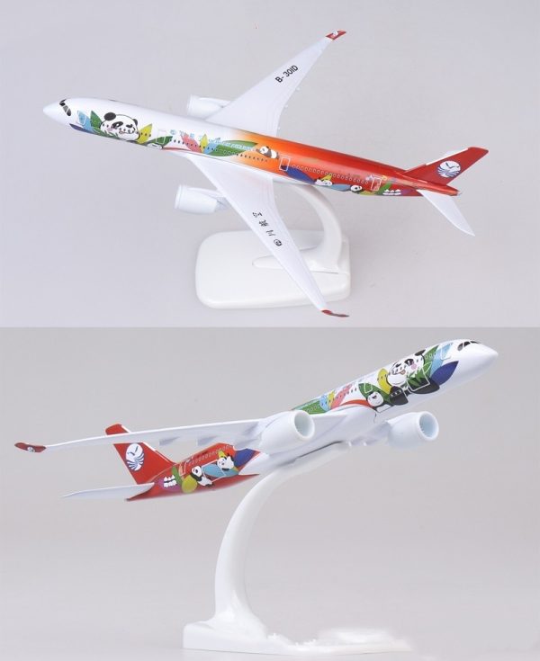 Sichuan Airlines Airbus Panda Model Decoration Gift - Image 5