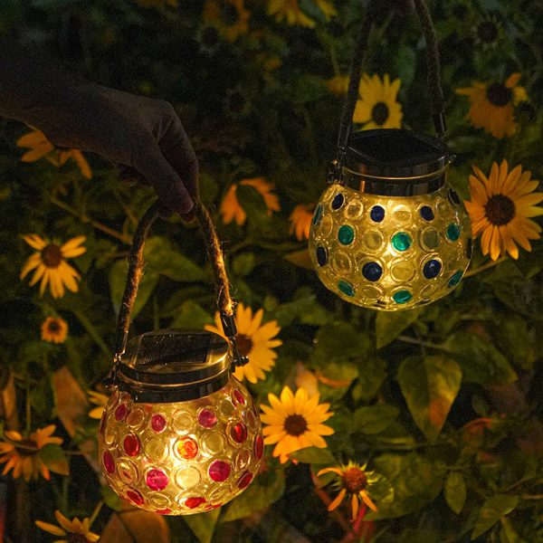 Solar Decorative Wave Point Outdoor Waterproof Small Night Light - Image 2
