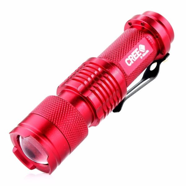 5 Colors Mini LED Flashlight Q5 2000lm Waterproof LED Laterna 1 Modes Zoomable PortableTorch Penlight AA 14500 - Image 7