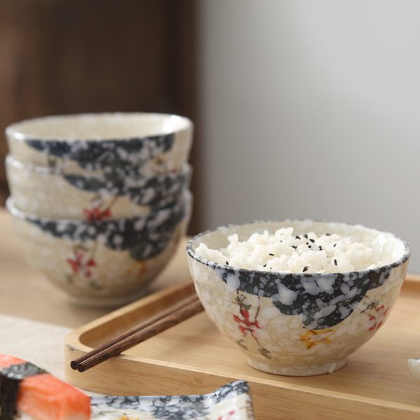 Ceramic Bowl Creative Household Rice Bowl