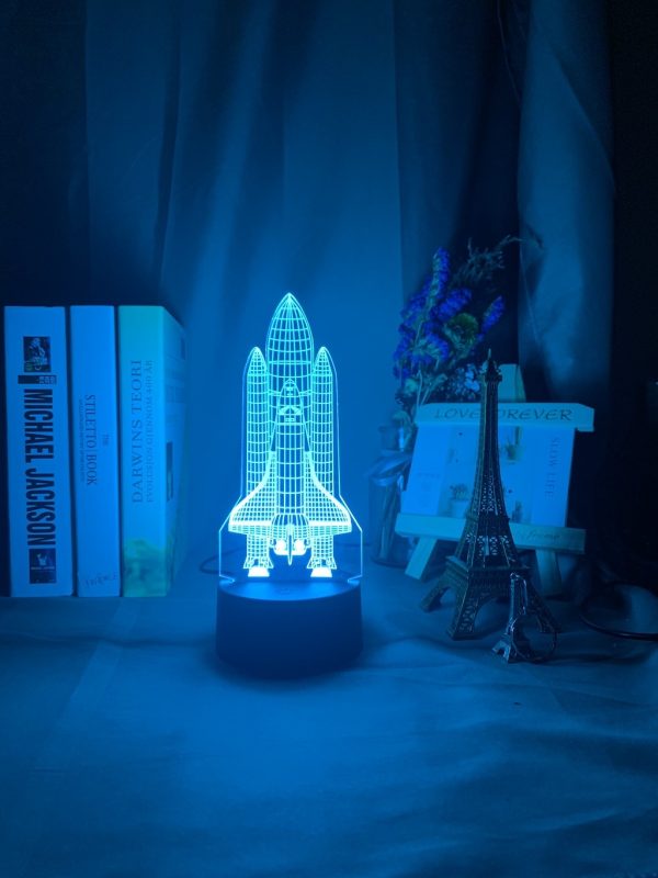 Space fighter series 3D night light