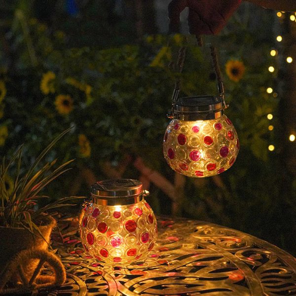 Solar Decorative Wave Point Outdoor Waterproof Small Night Light - Image 4