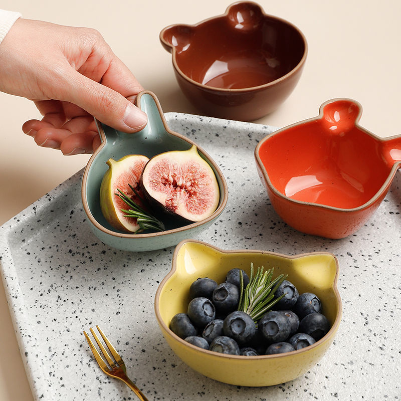 Cute Ceramic Small Dish Dipping Saucer