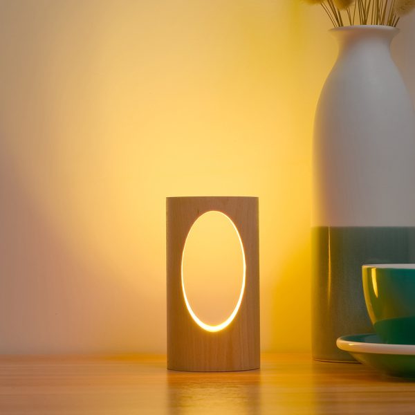 Solid wood LED reading lamp - Image 6