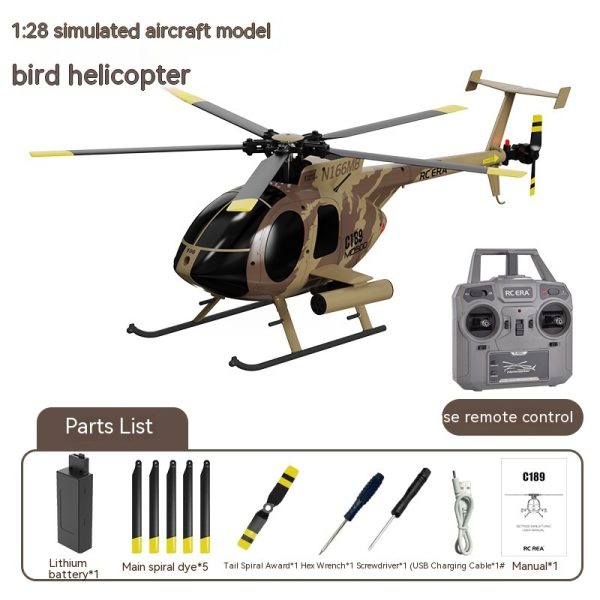 Remote Control Helicopter C189 Double Brushless Four Channels - Image 5