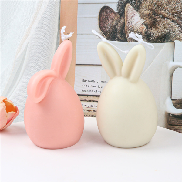 Handmade Diy Silicone Rabbit Candle Mold - Image 4