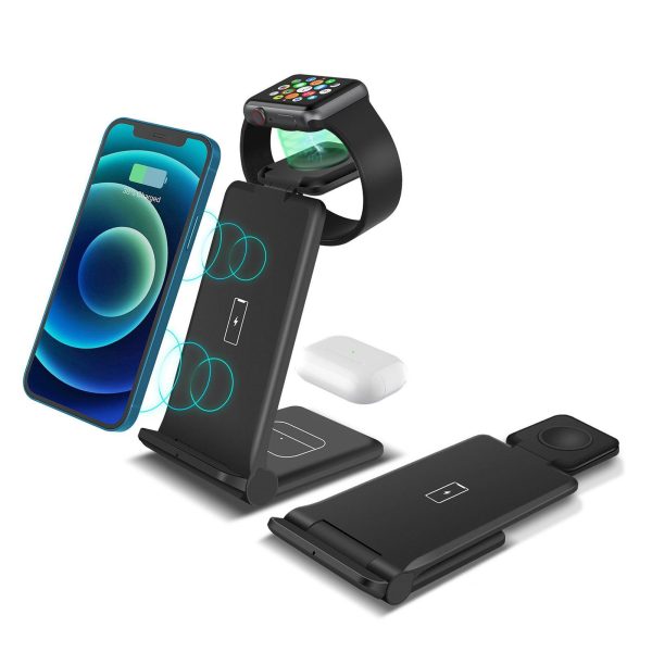 3 In 1 Wireless Charger Station Fast Charging Stand - Image 3