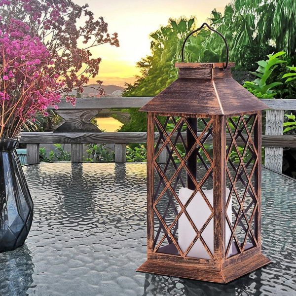 Outdoor Solar Energy Garden Lamp Candle Decoration Lamp