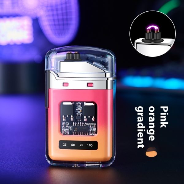 Creative Transparent Case Electronic Pulse Lighter - Image 7